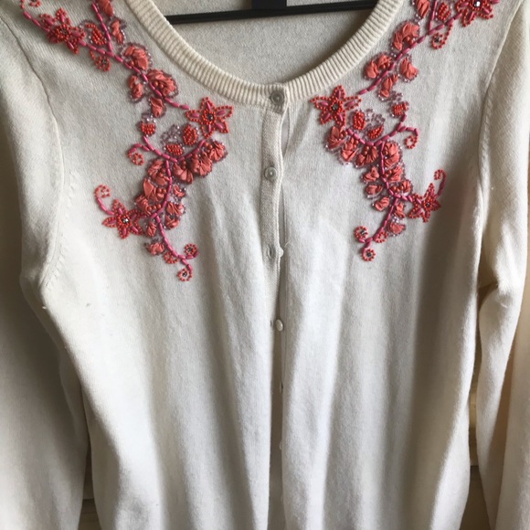 Lucky Brand embellished Sweater- Large - Picture 3 of 5